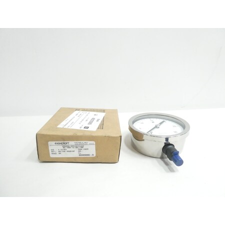 Ashcroft 45-1009-A-02L-30# 4-1/2IN 1/4IN 0-30PSI NPT PRESSURE GAUGE 45-1009-A-02L-30#